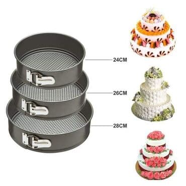 rotirajući stalak za torte cena: Kalupi – modle za tortu set rsd Kalupi-modle set 3 komada Prečnik — 1