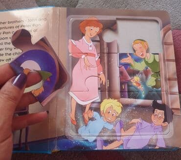 decija enciklopedija o zivotinjama: Peter Pan puzzles Brown Watson, England. Petar Pan decija knjiga + — 4