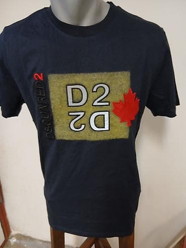 Men's T-shirt Dsquared2, bоја - Tamnoplava na lalafo.rs Men's T-shirt Dsquared2, bоја - Tamnoplava