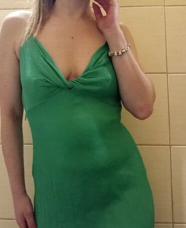 kopačke sa čarapicom: Zara M (EU 38), color - Green, Cocktail, With the straps — 1