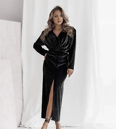 Blazers: 🔥Ženska elegantna duga haljina od somota
✅1999 din — 4