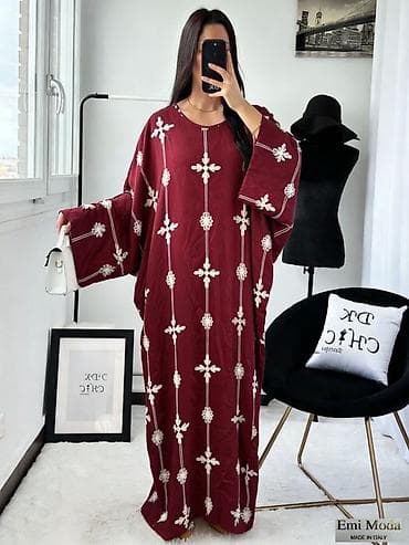 💫Kaftan maxi haljina – Made in Italy - Kroj: širok, lepršav kaftan