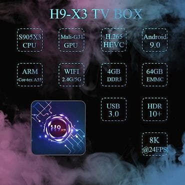 philips flat tv: H9-X3 Amlogic S905x3 4GB/64GB 8K video H9-X3 Amlogic S905x3 4GB/64GB — 4