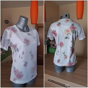 versaci majice: Ženska majica kratkih rukava sa cvetnim printom - Brend/etiketa: Rain — 2