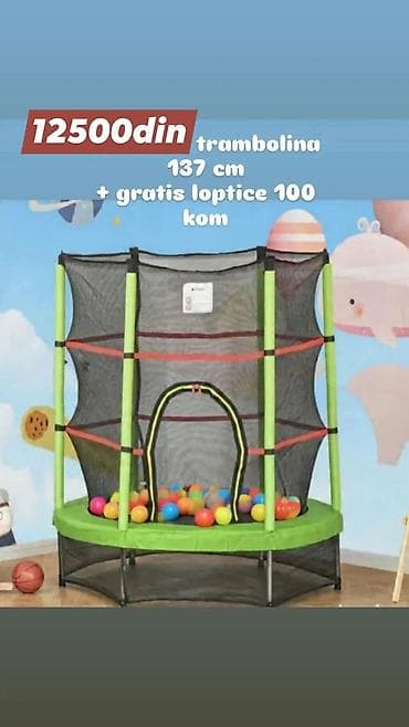 Sve za dečije igralište: 12500 din — 1