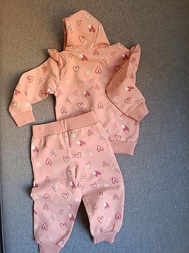 popke za decu: Set trenerks od pamuka za devojčice uzrsta 3 godine — 3