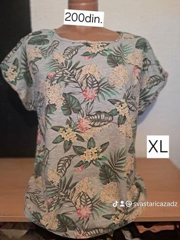 crop top c a: A-Dress, M (EU 38), Poliester, bоја - Šareno — 11