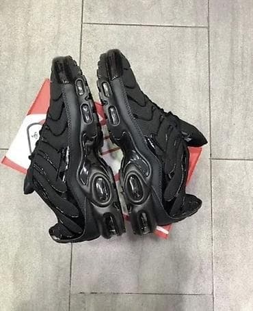 kargo pantalone zenske: Nike Air Max Plus (TN) – triple black - Model: 60 - Boja: potpuno — 6