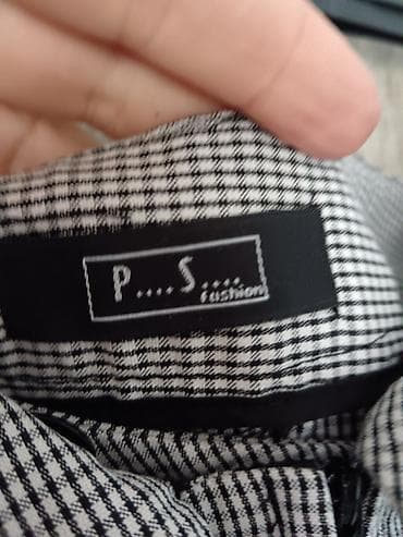 trenerke miki maus za odrasle: Ženske bermude P…S… Fashion - Klasičan karirani dezen (crno-belo — 2