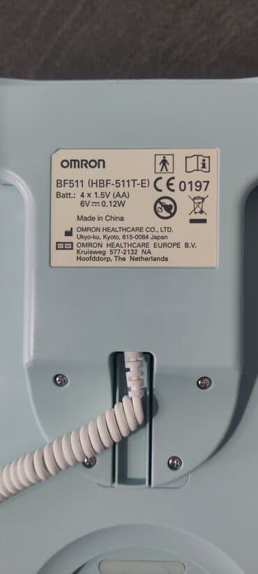 tablet za crtanje: OMRON BF 511 Vaga Medicinska vaga za odredjivanje telesnog sastava — 8