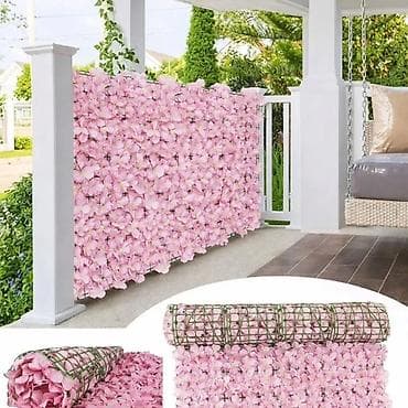 sijalicna grla vrste: Dekorativna ograda od veštačkog cveća 3x1m ? Ulepšajte svoju terasu — 1