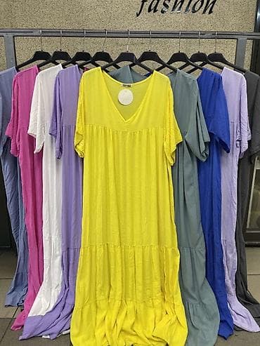 haljine za plazu: ✅Duga letnja haljina sa V izrezom
✅2000 din — 2