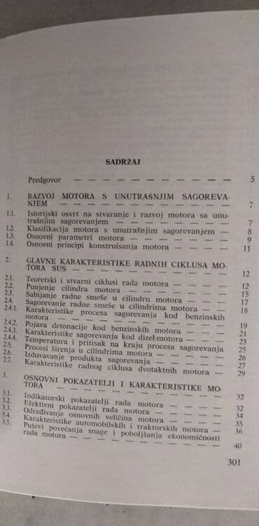 cipela na kraju sveta audio knjiga: Tehnicka knjiga: Motori s unutrasnjim sagorevanjem 1986. god. 305 — 4