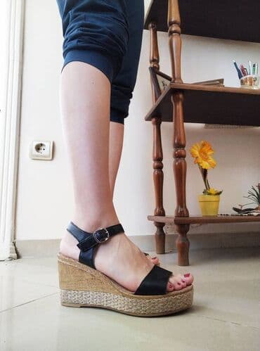 ženske espadrile sa platformom: Sandals, 37 — 1