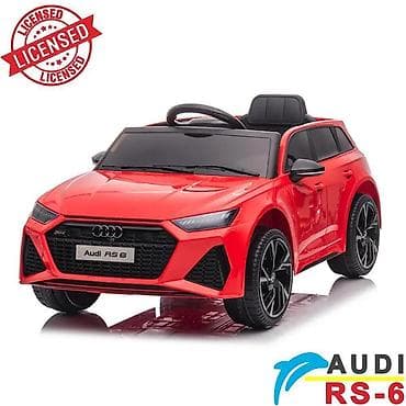 audi na daljinski: DELFINO Audi RS6 – licencirani dečiji auto na akumulator, crveni — 1