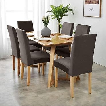 boca za plin: Navlake za stolice Paket sadrži 6 komada Materijal-pliš Cena 2700 din — 3