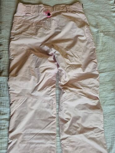 Ski pantalone: Ženske zimske/ski pantalone – svetlo roze,Veličina Xl. - Materijal — 3