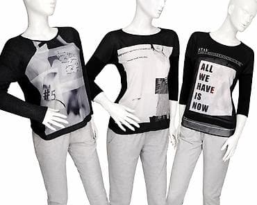 Women's T-shirts and tops: Ženske majice s dugim rukavima – urbana kolekcija sa grafičkim printom — 4