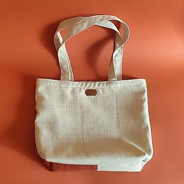 torbe od platna: Torba – ručni rad, patchwork dizajn - Materijal: čvrsto platno/keper — 5