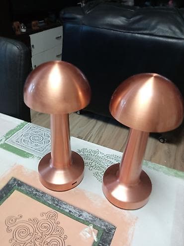 Ostali stilski nameštaj: Set od 2 bežične stočne lampe – bakarni efekat - Dizajn — 1