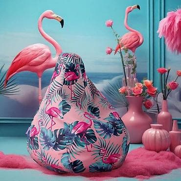 Lazy Bag za decu – Roze flamingosi (šifra: 022-m-270) Udobna i