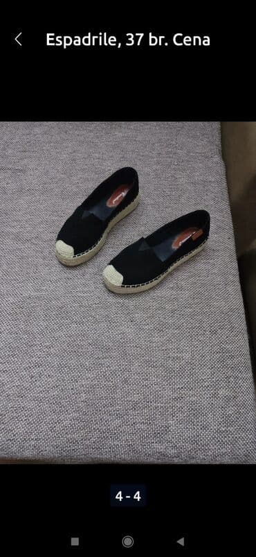 cipele sa vazdusnim djonom: Espadrilles, 37 — 2