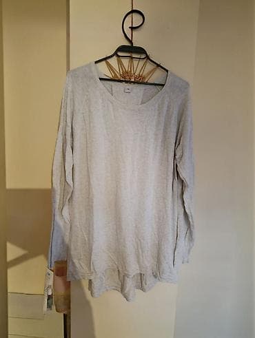 Siva ženska majica dugih rukava - Model: dugi rukavi, širok i udoban na lalafo.rs Siva ženska majica dugih rukava - Model: dugi rukavi, širok i udoban