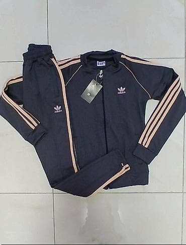 Sweatsuit Sets: Trenerke komplet gornji deo sa rajsferšlusom i donji deo sa lastišem — 2
