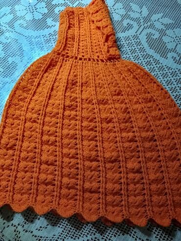 Women's Clothing: Narandžasti pončo — 2