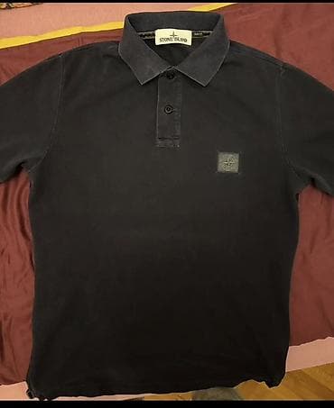 plavi sako i pantalone: Men's T-shirt Stone Island, bоја - Tamnoplava — 1