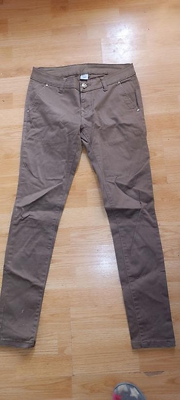 Muške chino pantalone – braon/maslinasta nijansa - Kroj