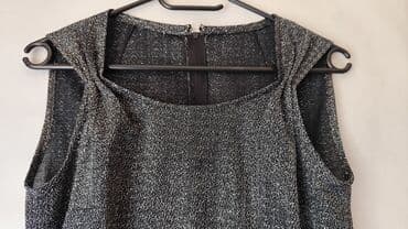 selection to perfection haljine: Zara L (EU 40), color - Grey, Cocktail, Without sleeves — 2