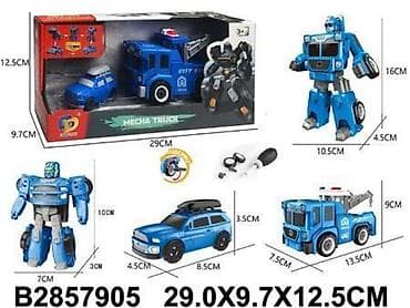 Transformers kamion plavi 790503K-60 Transformiše se iz kamiona u