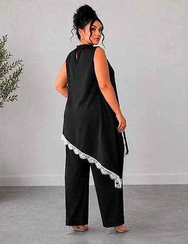 svecane bluze za punije: 07. 🖤 Elegantan komplet za punije dame 🖤 Model koji spaja udobnost i — 3