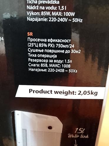 pegle na paru: Camry Premium odvlaživač vazduha CR 7903 Napomena: Uređaj ODVLAŽUJE — 2