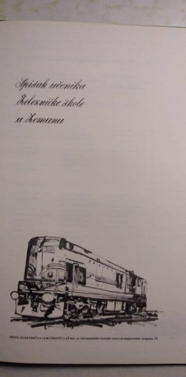 a klasa kopacke: Knjiga: Stoleće železničkog skolstva, A 4 format, 199 str.1989. god — 7