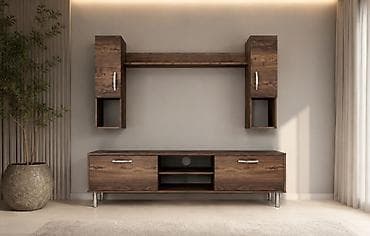 TV set Atina. TV komoda 180x50x36 cm. Gornji bocni elementi 90x25x21 na lalafo.rs TV set Atina. TV komoda 180x50x36 cm. Gornji bocni elementi 90x25x21