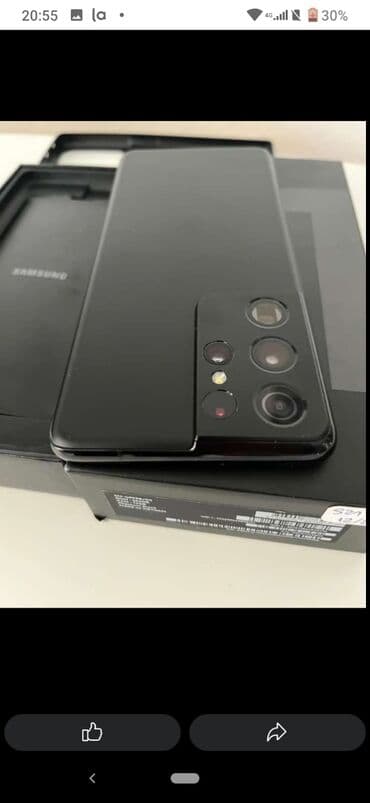 iphone x 300€: Samsung Galaxy S21 Ultra, 16 GB, color - Black, Broken phone, Button phone, Dual SIM cards — 5