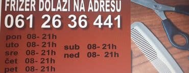 Lepota i zdravlje: Mobilni frizer – dolazak na vašu adresu. Usluge: - Muško i žensko — 1