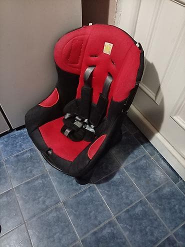 bebe devojcica sako: Dečije auto sedište – crveno/crno - Tip: sedište sa naslonom za glavu — 1