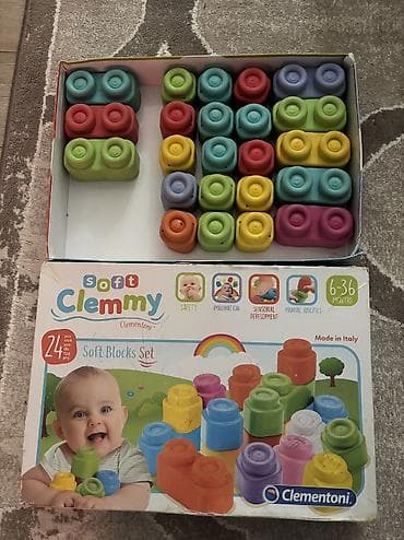 viljuskar igracka: Clementoni gumeme kocke za bebe — 2