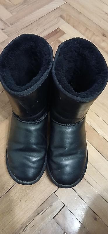 gumene cizme sa vunom: Čizme, 40, bоја - Crna — 1