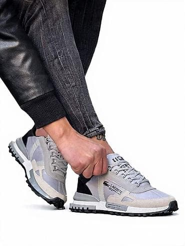 Muške patike Lacoste – urban/retro trkački stil - Dizajn: kombinacija