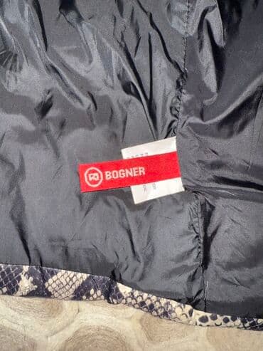 zenske zimske kozne jakne sa krznom: Bogner, M, Perje — 4