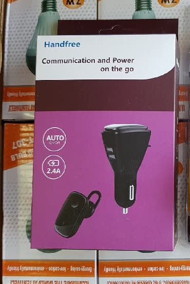 Auto delovi, gume i tjuning: Handsfree Bluetooth sa auto punjacem Handsfree bluetooth bubice za uvo — 1