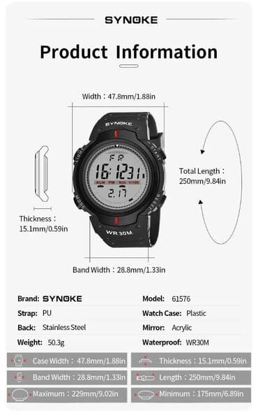 fossil satovi muski cena: Sportski sat, Muški — 7