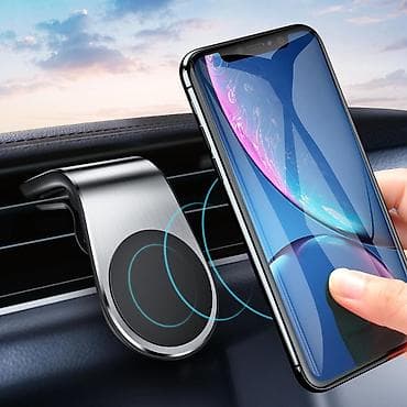 xl novo naselje: Magnetni drzac za mobilne telefone, poseduje stipaljku za kacenje — 1
