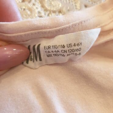 zvonaste pantalone za devojcice: H&M, Round neckline, 122-128 — 23