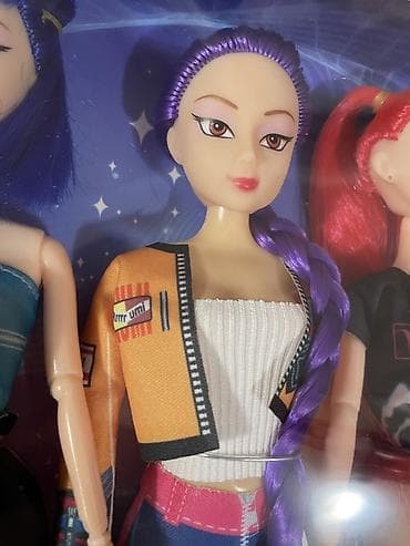 pepco kosulje za devojcice: KPop demon hunters huntrex set 3 lutke NOVO Cena je za sve tri — 3