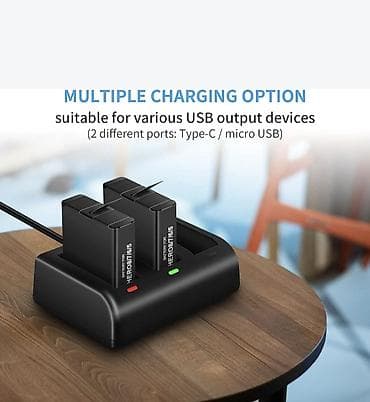 maske za iphone: Morpilot set – punjač i 2 baterije Li-ion baterije za GoPro 5 6 7 8 — 1